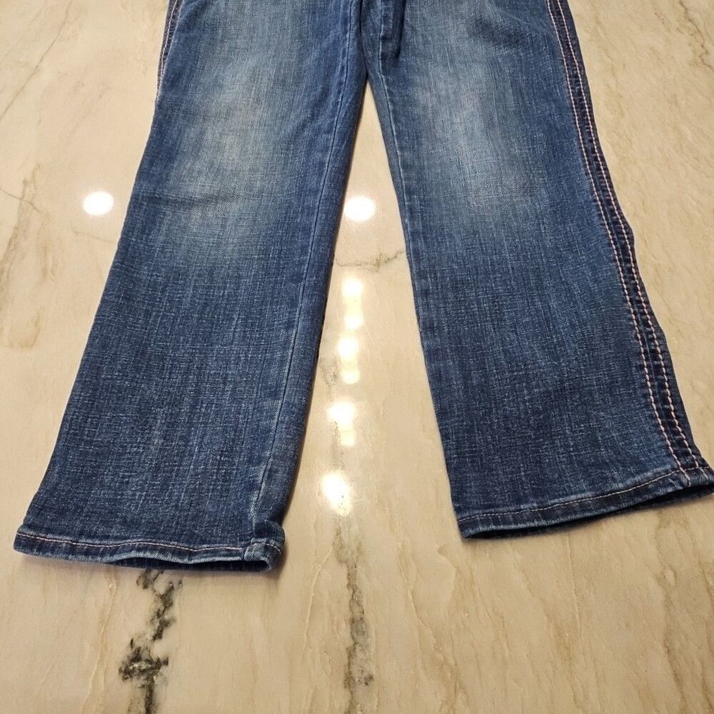 Seven7 Women's 8 Jeans Stretch Skinny Ankle Pink Stitching Seven 7 - Picture 9 of 12